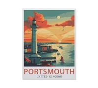 NBZRAOFV Portsmouth, UK,Tin Signs Gift Funny Vintage Metal Sign Plaqu Poster Wall Art Pub Bar Kitchen Garden Bathroom Home Decor-yV857(8x12Inch)