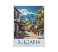 NBZRAOFV Tin Sign,Bulgaria Plovdiv,Personalized Tin Sign Vintage Sign for Wall Outdoor, Indoor, Street, Office, Home,Bar Man Cave Decor-yV889(8x12Inch)