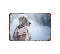 NBZRAOFV Tin Sign,Weimaraner dog,Personalized Tin Sign Vintage Sign for Wall Outdoor, Indoor, Street, Office, Home,Bar Man Cave Decor-yV568(8x12Inch)