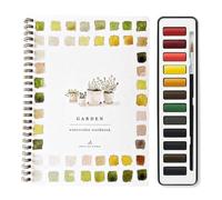 Nbzsmlkn Aquarelle, Coffrets De Peinture Aquarell e, Kit De Peinture Pour Débutants, Coffret De 12 Couleurs Avec Pinceau (D)