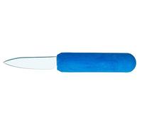 NC 1402 Couteau Huitres Manche Rond Bleu Inox