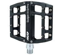 NC-17 Sudpin IV S-Pro Pédales en Aluminium Plate-Forme/Pédale de VTT/BMX/Ultra Plat 15 mm/Fail Safe/Roulement de précision + axe CR-Mo/Broches de Rechange