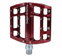 NC-17 Sudpin IV S-Pro Pédales en Aluminium Plate-Forme/Pédale de VTT/BMX/Ultra Plat 15 mm/Fail Safe/Roulement de précision + axe CR-Mo/Broches de Rechange