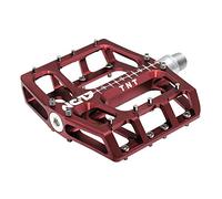 NC-17 Sudpin IV XL TNT Pédales en Aluminium Plate-Forme pour VTT BMX Hauteur 17,7 mm Système de sécurité Fail Safe Roulement de précision + axe CR-Mo + Broches de Rechange