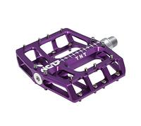 NC-17 Sudpin IV XL TNT Pédales en Aluminium Plate-Forme pour VTT BMX Hauteur 17,7 mm Système de sécurité Fail Safe Roulement de précision + axe CR-Mo + Broches de Rechange