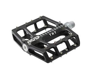 NC-17 Sudpin IV XL TNT Pédales en Aluminium Plate-Forme pour VTT BMX Hauteur 17,7 mm Système de sécurité Fail Safe Roulement de précision + axe CR-Mo + Broches de Rechange