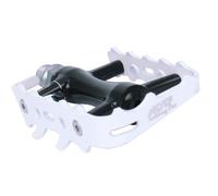 NC-17 Trekking Pro Pédales de Trekking Pro en Aluminium - Pédales de VTT - avec réflecteurs - Roulement à Billes - Axe CR-Mo - Poids : 251 g par Paire - Noir/Blanc