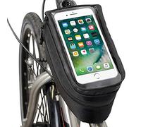 NC-17 Universal Fahrrad Ebike Oberrohrtasche Größe XL│Lenkertasche│Rahmentasche│Staufach│Kabeldurchlass│Touchscreen Sacoche pour Tube supérieur vélo électrique, Noir, Unisexe