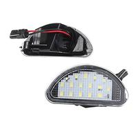 NC 2 pièces 15 SMD LED Voiture Auto Plaque d'immatriculation lumière Lampe Blanc 6000 K pour T-oyota Aygo MK I 2005-2014 Bricolage Accessoires pièces