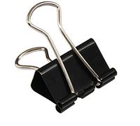 NC 24 Pcs Extra Large Clips De Reliure Noir Grands Clips De Reliure Grandes Pinces À Papier pour Fournitures Scolaires De Bureau Trombones Pince À Papier