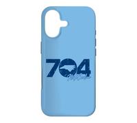 NC 704 North Carolina Code régional Vintage State Pride Design Coque pour iPhone 17