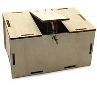 NC Boîte Inutile créatif Adulte drôle Jouets Enfants Cadeau Bricolage Kit boîte Inutile Machine s'éteint la boîte de Rangement Laissez-Moi Seul Machine Surprise