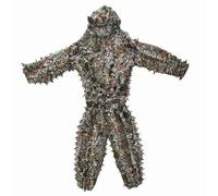 NC Chasse Ghillie Suit 3D Bionic Camo Suit pour Adultes pour Airsoft, Chasse dans La Jungle, Photographie De La Faune, Observation des Oiseaux, Halloween, Tir