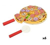 NC Jeu En Bois Woomax Pizza 27 Pièces (6 Unités)