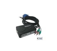 NC KVM SWITCH SVGA USB 1U-2PC+CABLE