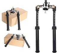 NC Le Support Tactique léger en Fibre de Carbone V10 Peut pivoter à Gauche et à Droite, et Le trépied télescopique est utilisé pour Les Jeux de Plein air CS de Chasse au Fusil de Chasse 10X15cm