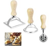 NC Lot de 3 emporte-pièces en Acier Inoxydable pour raviolis