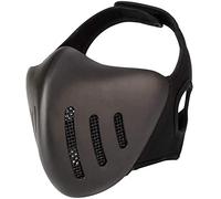 NC Masque De Protection pour Pistolet A Air Demi-Visage, Masque en Maille Métallique pour Demi-Visage Chevalier/Pistolet A Air/Paintball/Pistolet BB/Jeu CS/Chasse/Tir