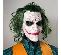 NC Masque d'horreur pour Halloween, carnaval, Pâques, joker, clown vert