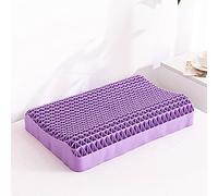 NC Pas d'oreiller de Pression TPE Oreiller de pectine Oreiller de Cou Oreiller Gel Oreiller Violet cireux Cou nid d'abeille oreillers