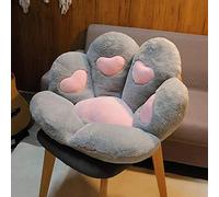 NC Patte de Chat Coussin Paresseux intégré canapé Coussin Chambre Tapis de Sol Mignon en Forme de Main Brosse en Peluche Gaine Chaise Coussin