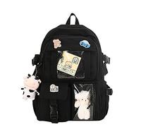 NC S.Fanny OU Sac à dos esthétique.Sac à dos Kawaii japonais avec pendentif.Petit sac à dos Fournitures scolaires.Sac à dos pour ordinateur portable