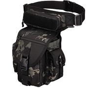 NC Sac De Jambe Tactique Polyvalent Sac De Taille Militaire Équipement De Jambe Croisée Panneau MOLLE Moto Équitation Trekking Tactics Sac De Cuisse De Taille Extérieure