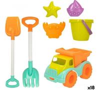Nc Set De Jouets De Plage Colorbaby 7 Pièces Camion (18 Unités)