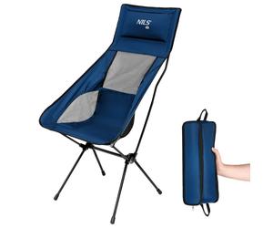 NC3322 KRZESŁO SKŁADANE ULTRALIGHT GRANATOWE NILS CAMP NILS CAMP