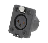 NC3FDX-TOP HEAVY DUTY FEMELLE 3POLE XLR CHASSIS CONNECTOR NEUTRIK
