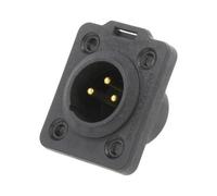 NC3MDX-TOP HEAVY DUTY MALE 3POLE XLR CHASSIS CONNECTOR NEUTRIK