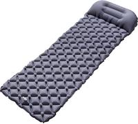 Nc4006 Tapis De Randonnée Gris Avec Pompe Nils Camp