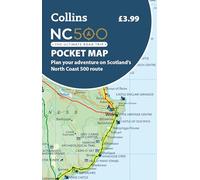 Collins Carte de poche NC500 – Planifiez votre aventure sur la route North Coast 500 en Écosse