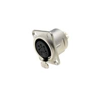 NC5FD-L-1 femelle XLR femelle PIN : 5 soudures argent 7,5A 1mm² NEUTRIK