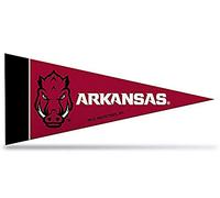 NCAA Arkansas Lot de 8 mini fanions pour décoration d'intérieur Multicolore Taille unique