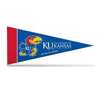 NCAA Kansas Lot de 8 mini fanions pour décoration d'intérieur, multicolore, taille unique