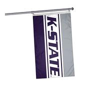 NCAA Kansas State Wildcats Drapeau horizontal unisexe double face 91 x 152 cm avec logo de l'équipe horizontal, 91 x 152 cm, taille unique