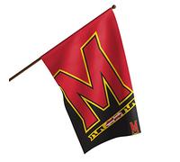 NCAA Maryland Terrapins Drapeau vertical unisexe double face 101,6 x 71,1 cm avec logo de l'équipe Vertical, 101,6 x 71,1 cm, taille unique