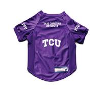NCAA TCU Maillot Extensible pour Animal Domestique Motif Grenouilles Cornes Taille XS