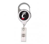 NCAA University of Cincinnati Lot de 2 porte-badges rétractables Noir