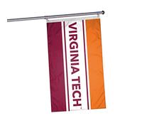 NCAA Virginia Tech Hokies Drapeau horizontal unisexe double face 91 x 152 cm Taille unique