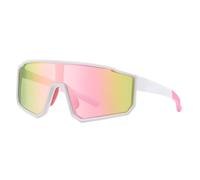 Ncb425 Lunettes de soleil de sport et de baseball pour homme : lunettes de soleil polarisées pour femmes et jeunes 400 Running (Bluepurple, 150 mm), blanc 1, 15cm