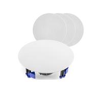 NCBT604 - Set 4 Haut-Parleurs de Plafond Amplifiés BT, avec Grille de Protection 6,5 - Blanc
