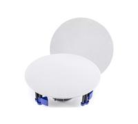 Power Dynamics Haut-parleurs de plafond NCBT8 – Lot de 2 Bluetooth 8 pouces 80 W Blanc