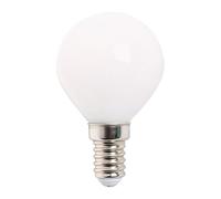 NCC-Licht Ampoule à filament LED, en forme de poire, 4 W = 40 W, culot E14, opale, 360°, blanc chaud 2700 K (1 pièce)