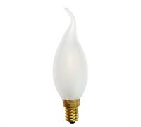 NCC-Licht Ampoule LED en forme de bougie E14 2 W 230 lm Blanc chaud 2700 K | Ampoule LED en verre dépoli, lumière confortable, idéale pour les lustres