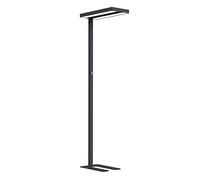NCC-Licht Lampadaire Lara noir Up&Down 40 W blanc neutre 4000 K à intensité | Plafonnier à intensité variable avec lumière non éblouissante pour un travail concentré, idéal pour le bureau et le bureau à