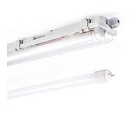 NCC-Licht Lampe LED Eco pour pièces humides, 120 cm, 18 W, blanc neutre 4000 K, IP65