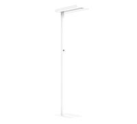 NCC-Licht Lara Lampadaire LED Blanc Up & Down 2 x 40 W 8800 lm Blanc neutre 4000 K UGR<17 Intensité variable + Capteur de mouvement + Capteur de lumière du jour