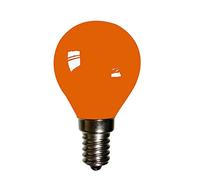 NCC-Licht Lot de 1 ampoules LED à filament en forme de goutte - 2 W - E14 - Couleur : orange